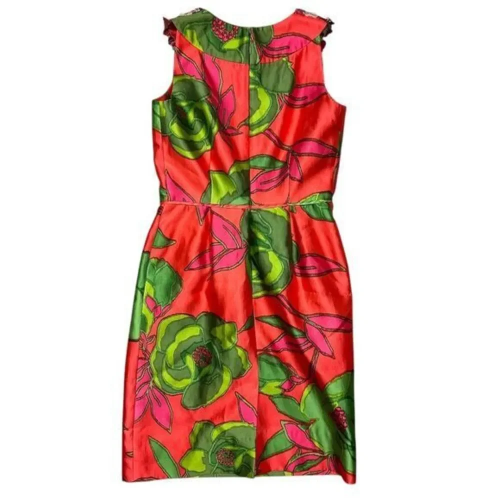 Kate Spade Women's Floral‎ Beaded Dress Size 0 Party Cocktail Cruise Resort